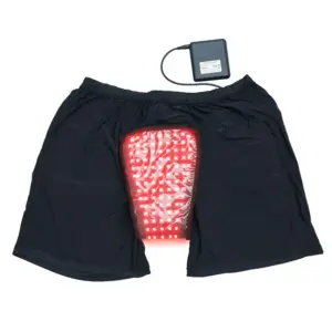 Body Photobiomodulation Shorts LED red light 660nm & infrared light 850nm PDT Light Therapy Medical Device for for Male Infertility and sex drive