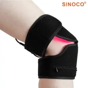 LED Red Light and Infrared Light for Knee and Elbow Pain Relief Wrap With Velcro Strap