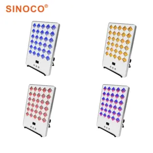 Four-Color Spectrometer LED Light Therapy Device for Anti-Wrinkle and Pain Relief LED Light Panel for Skin Rejuvenation Healthcare Anti Ance Anti-inflamation Blue Light Therapy